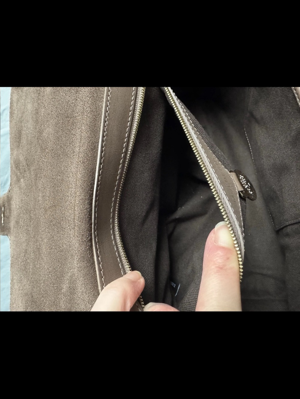 Mulberry Brown Leather Top-Handle Satchel with Detachable Strap - Picture 12 of 16